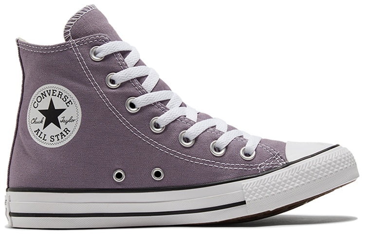 Converse Chuck Taylor All Star Canvas Shoes Grey/Purple A02062C - 2