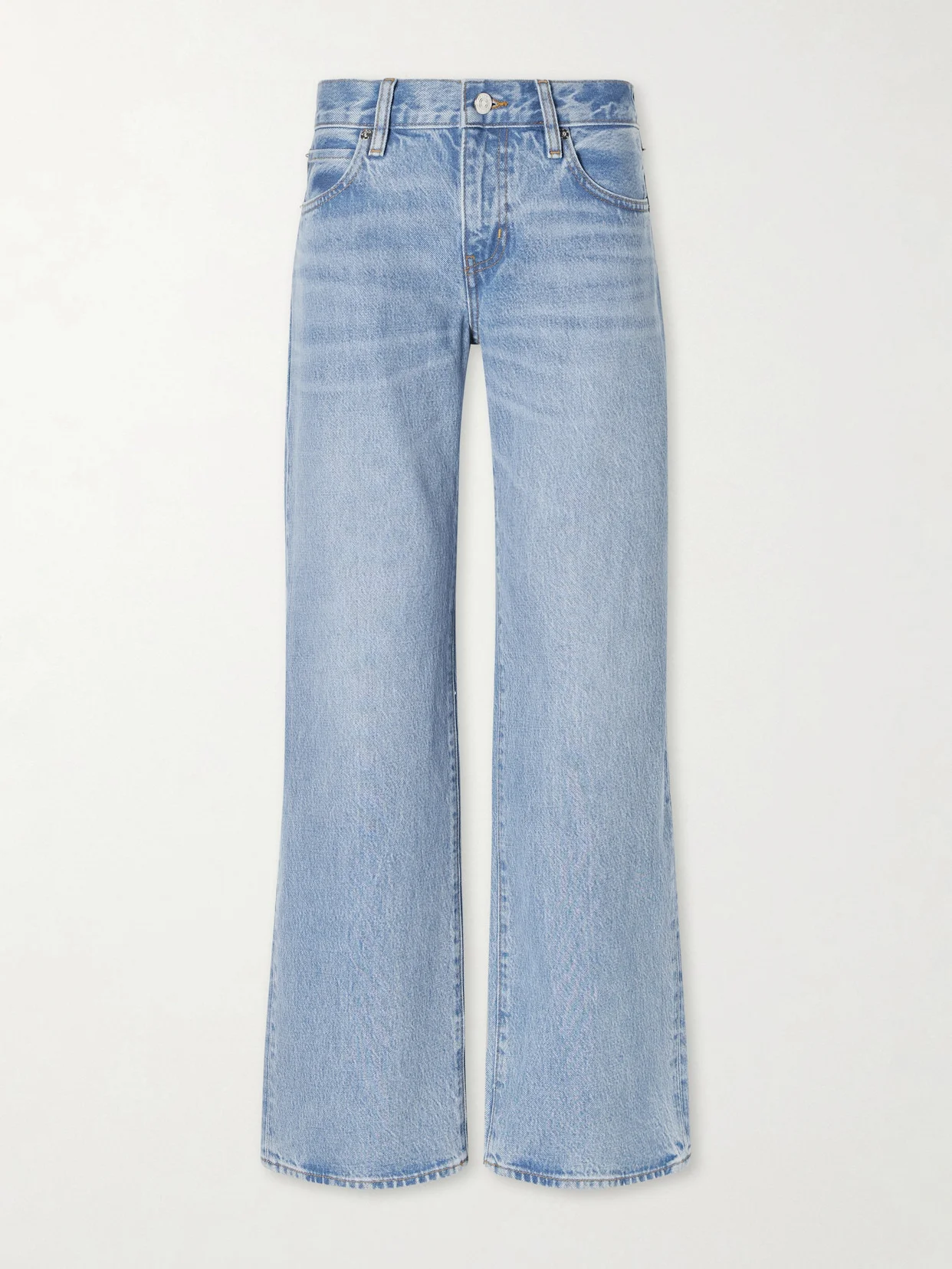 The Lowkey Low-rise Straight-leg Jeans - 1