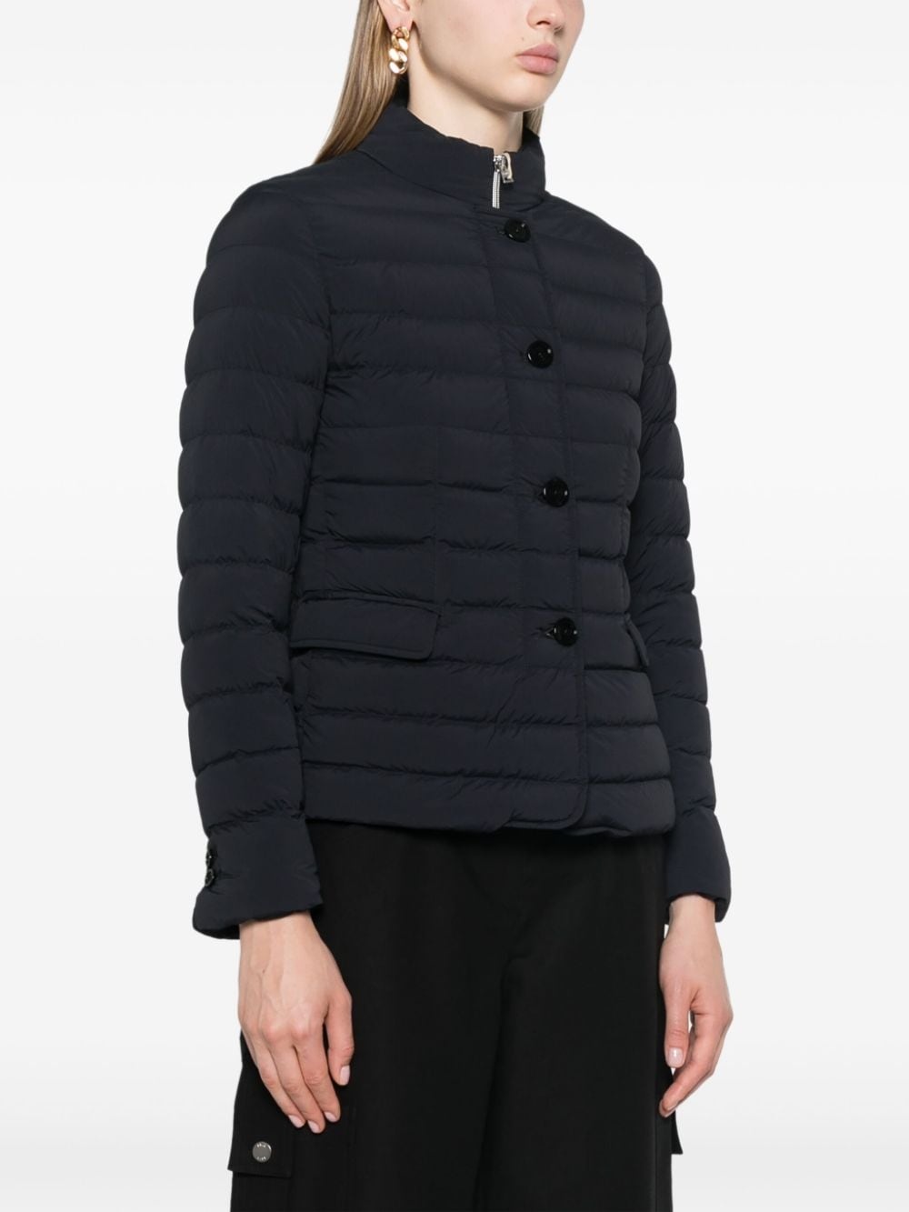 mock-neck down jacket - 3