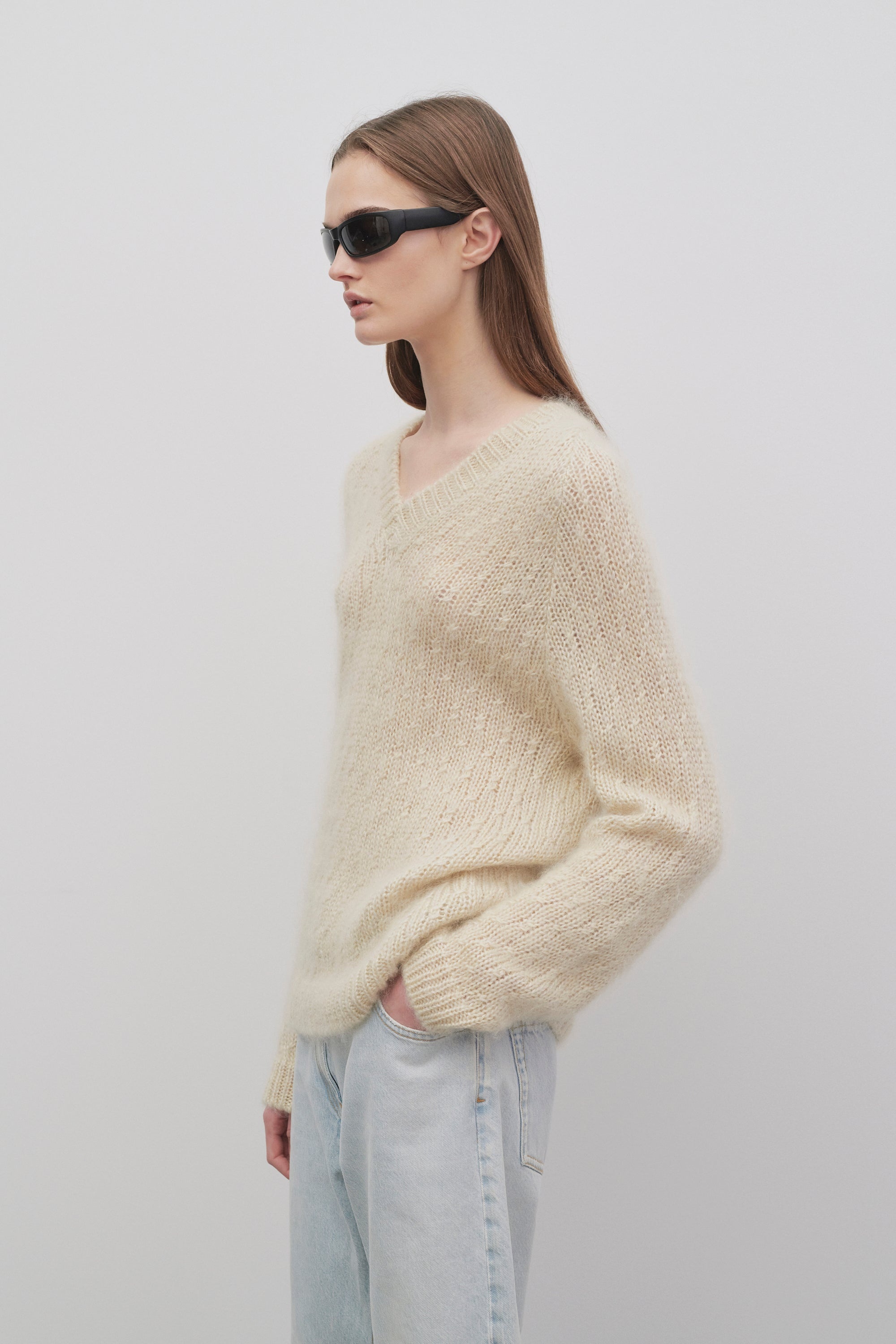 Finley Top in Mohair and Silk - 4