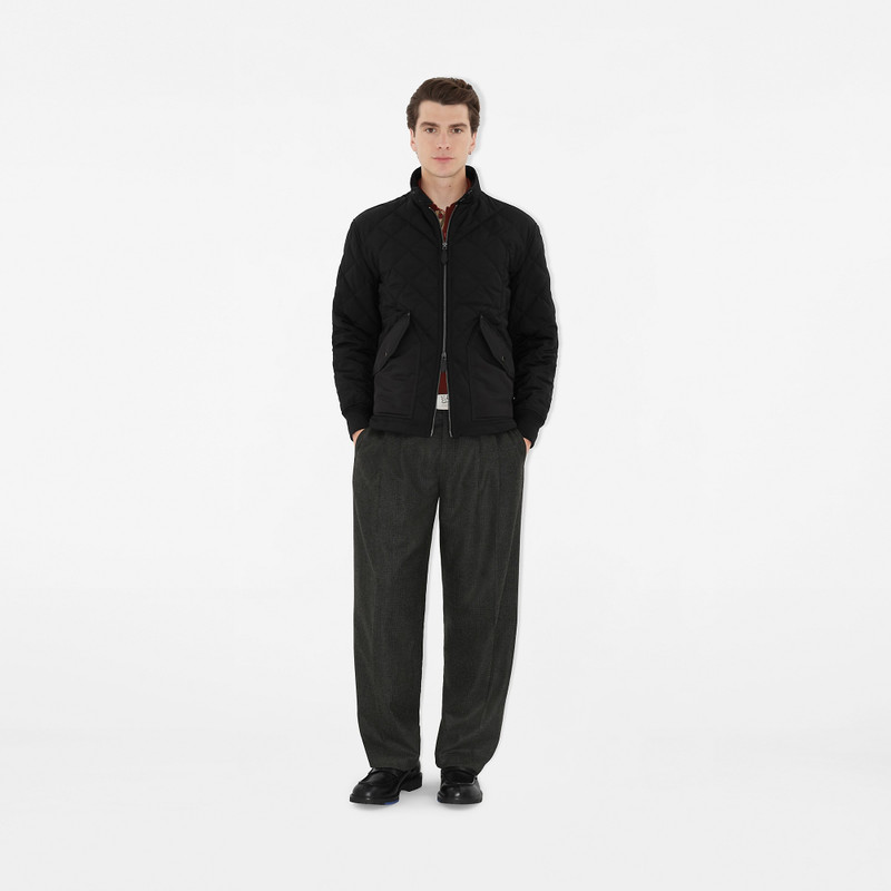 Burberry Quilted Thermoregulated Harrington Jacket outlook