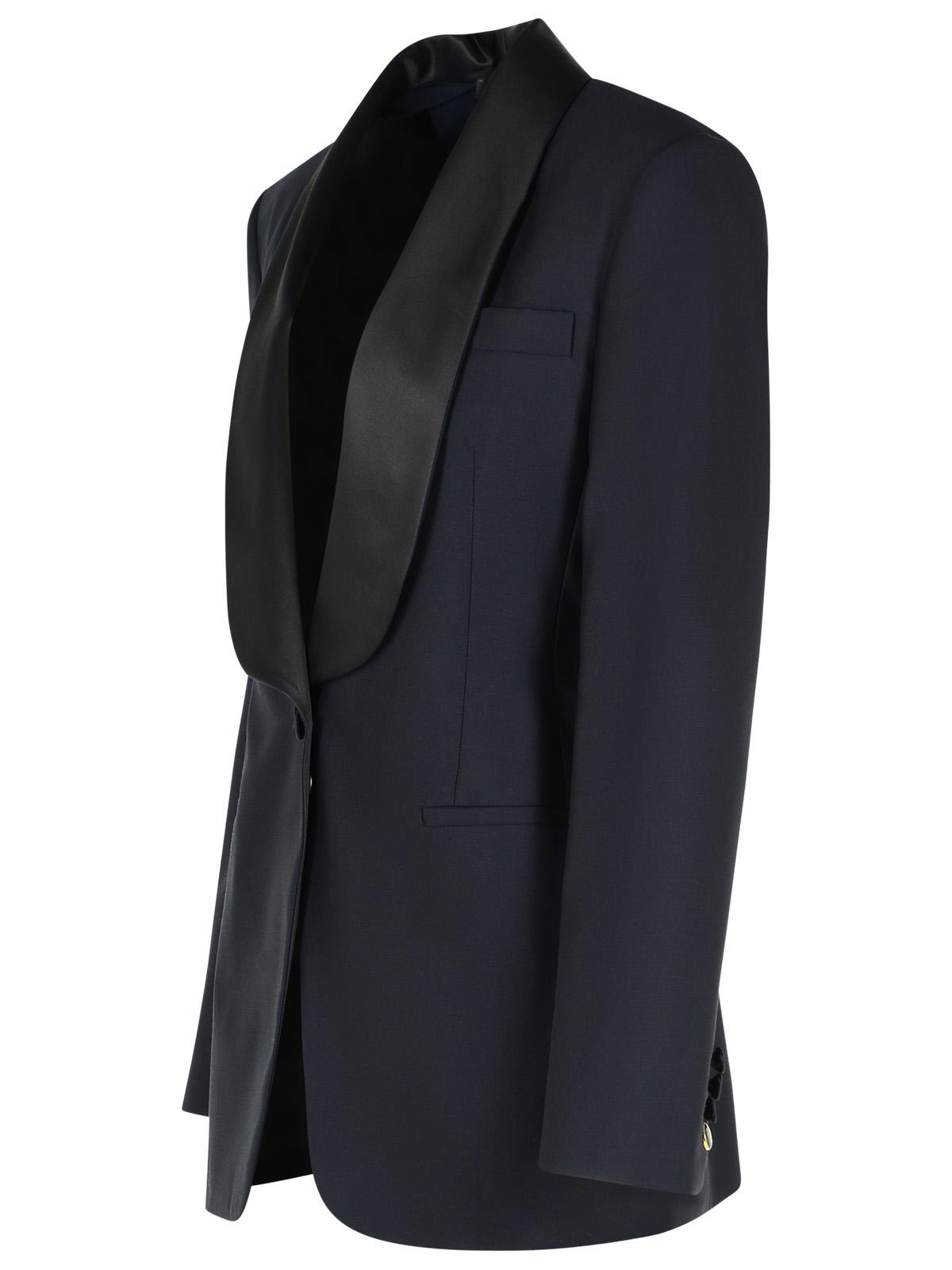 Max Mara 'Andina' Blazer In Blue Virgin Wool Blend Women - 2