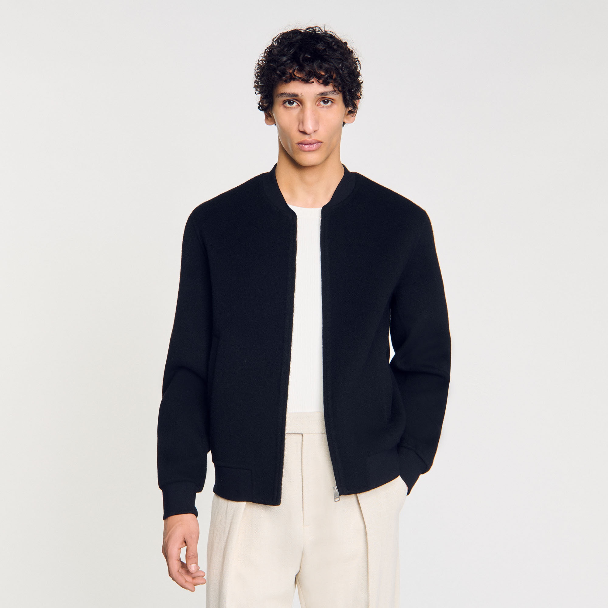 DOUBLE-FACED WOOL JACKET - 4
