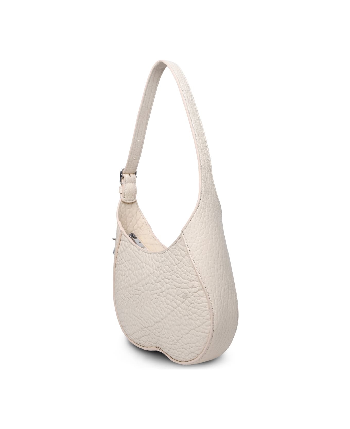 Small 'chess' Ivory Leather Bag - 2