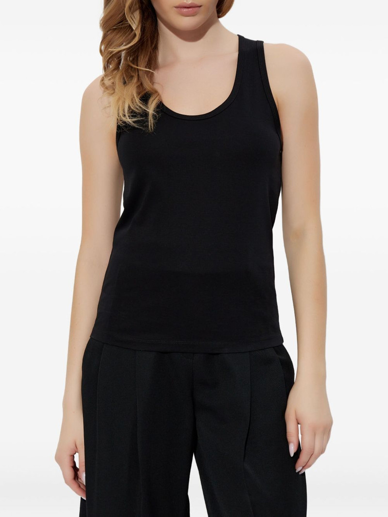 scoop-neck cotton top 3