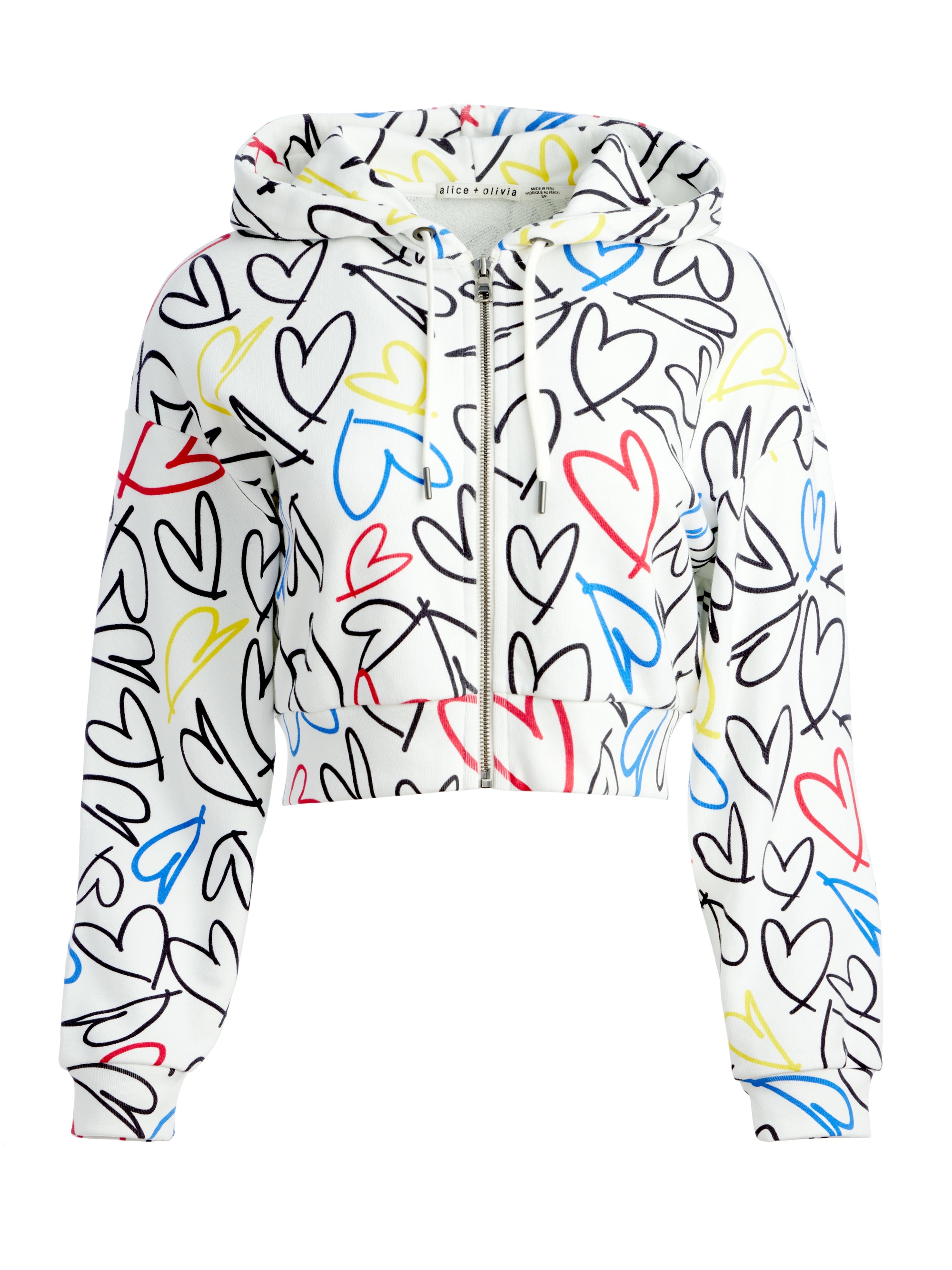 Alice + Olivia Barron online Animal Print Sequin Hoodie