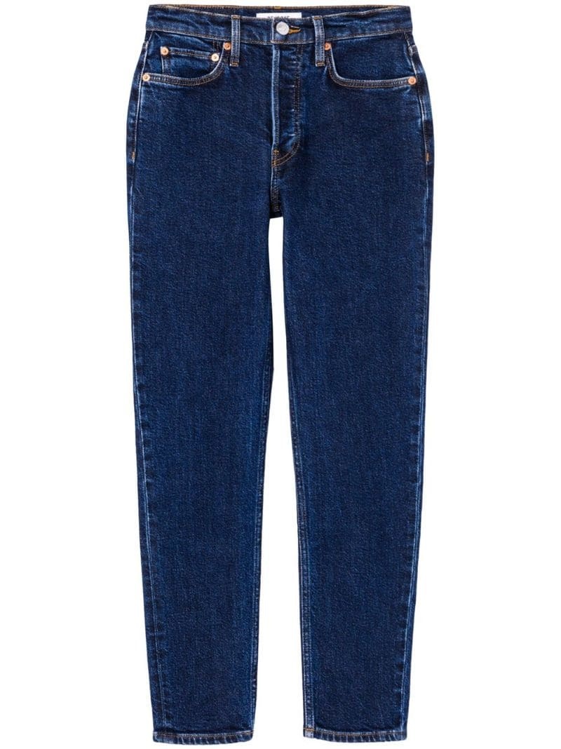 90s high-rise cropped jeans - 1