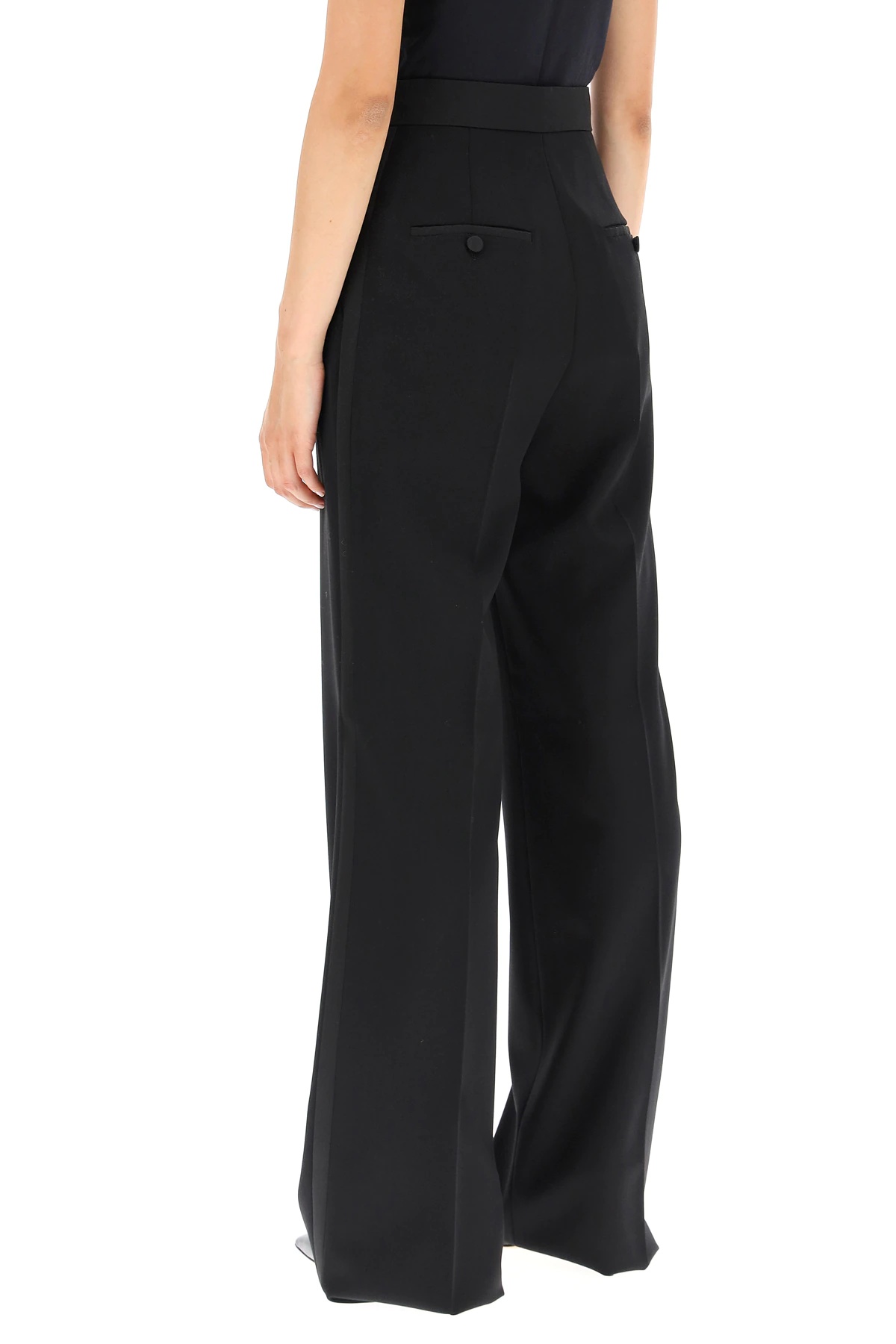 GABARDINE TUXEDO TROUSERS - 4