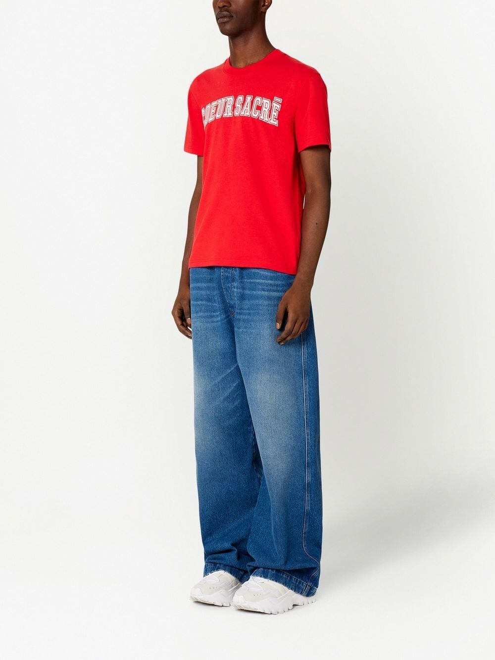 embroidered-logo cotton T-shirt - 2