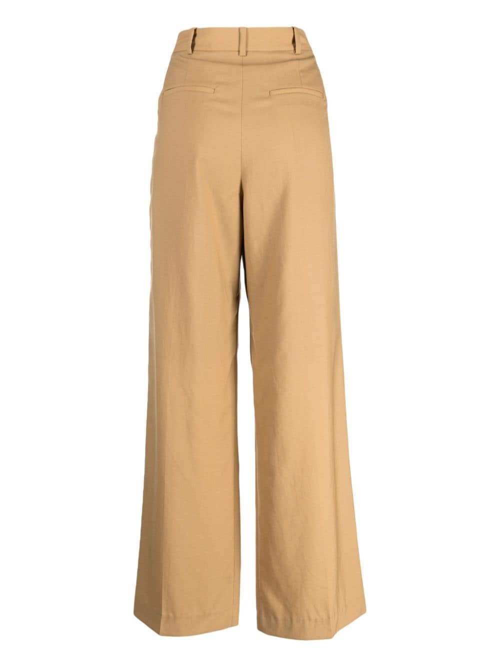 straight-leg wool trousers - 2