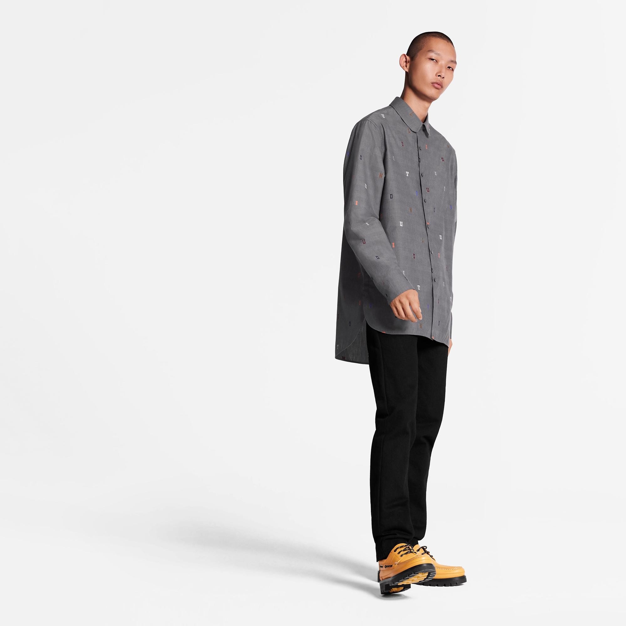 Regular Shirt With DNA Collar Fil Coupé - 2
