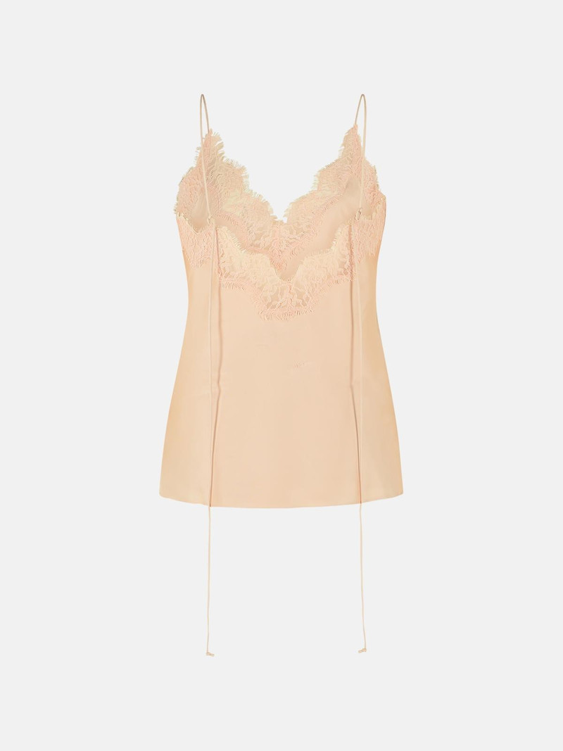 RÓHE PINK SILK TANK TOP outlook