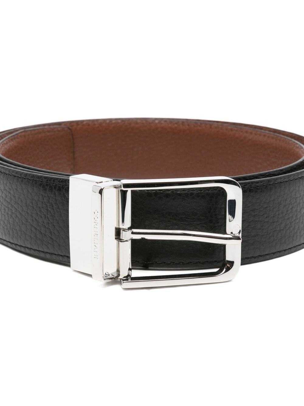reversible leather belt - 3