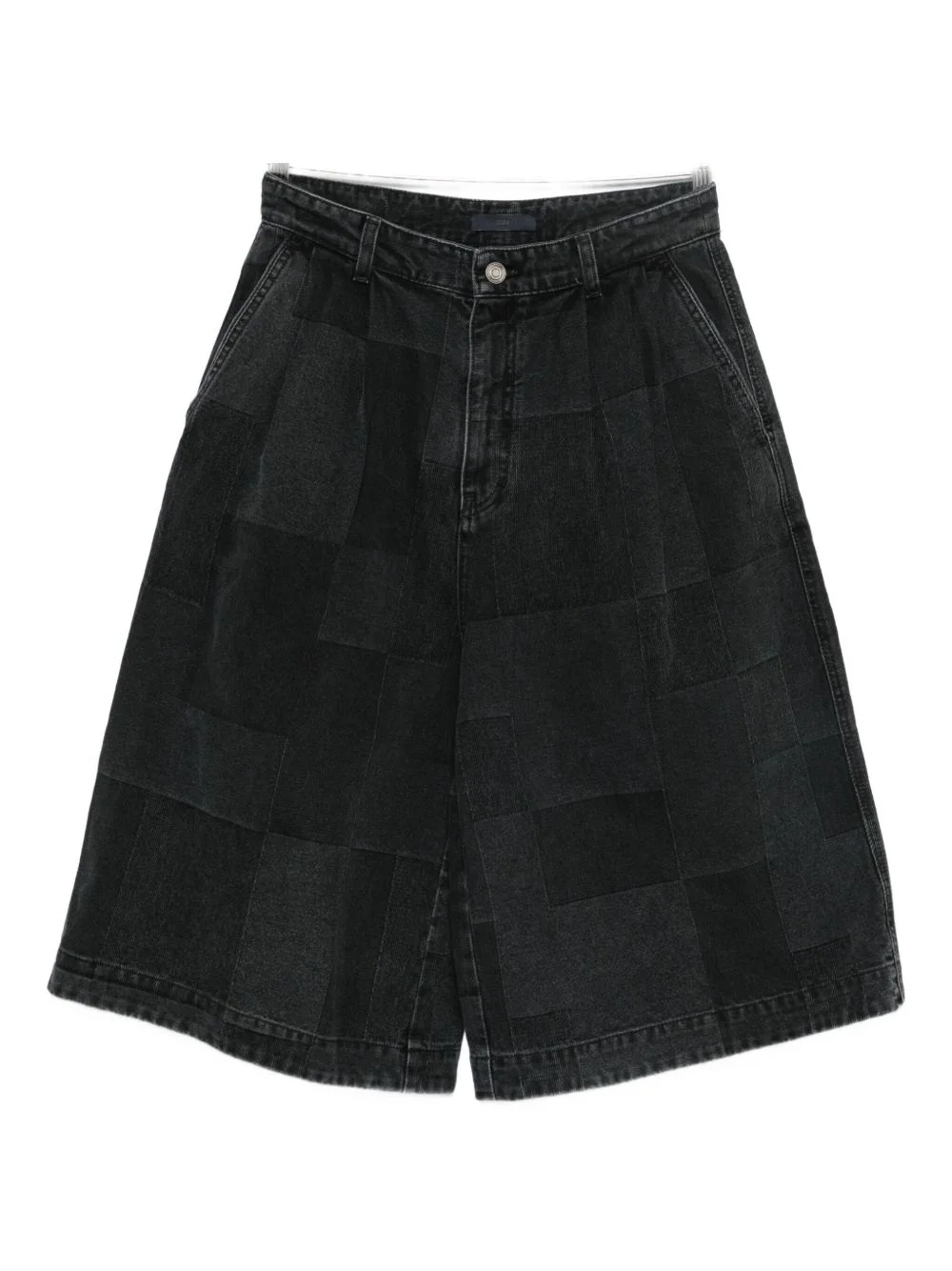 patchwork bermuda shorts - 1