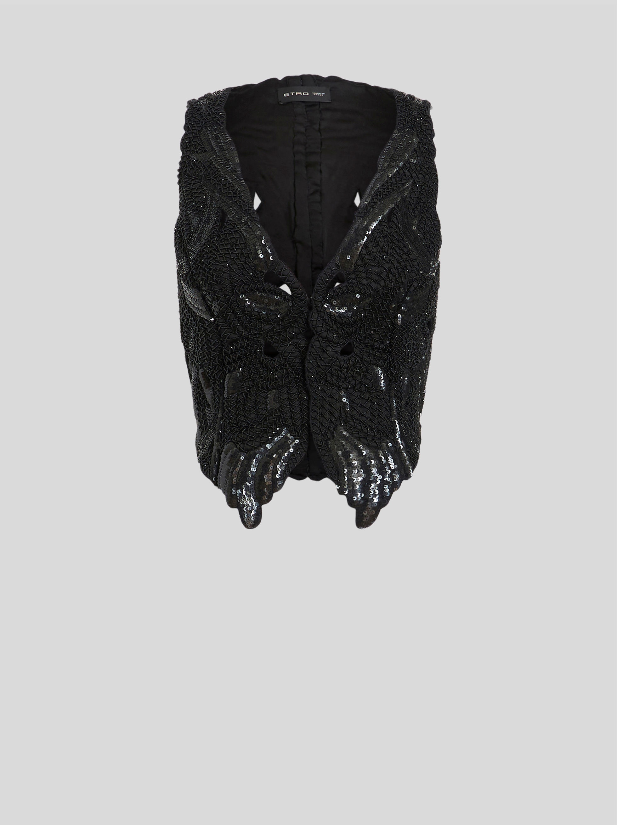 EMBROIDERED BUTTERFLY WAISTCOAT - 1
