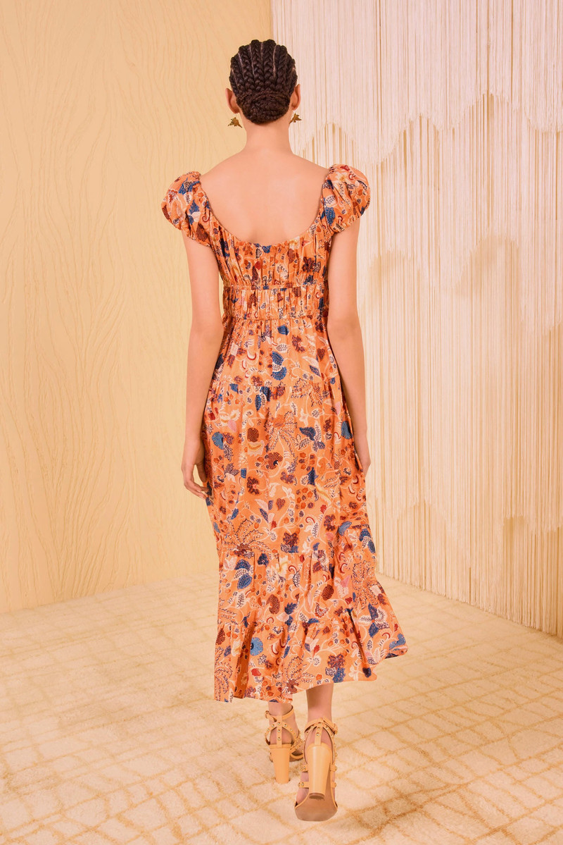Paloma Cap Sleeve Midi Dress 4