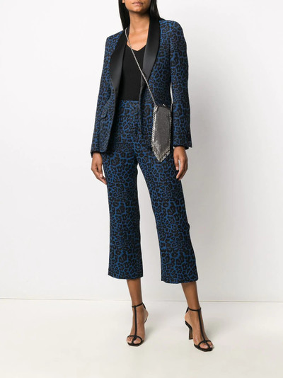 R13 leopard print cropped trousers  outlook