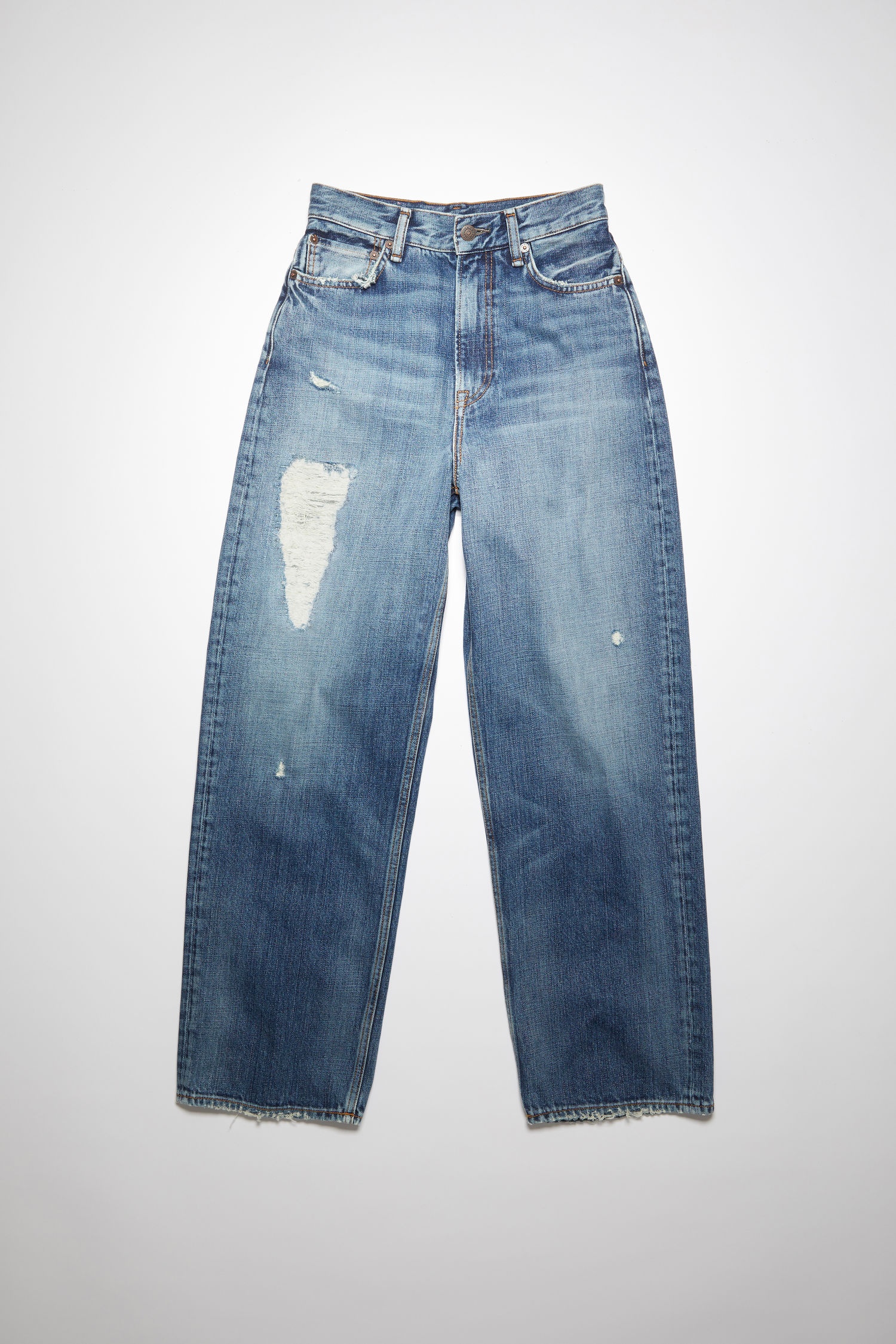 Relaxed fit jeans - Mid Blue - 1