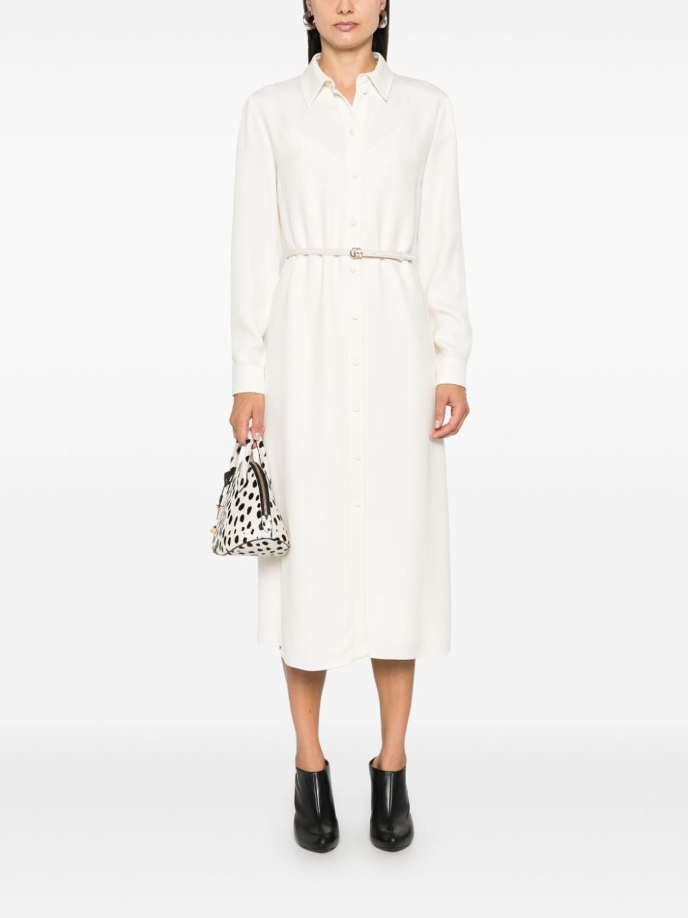 belted maxi dress - 3