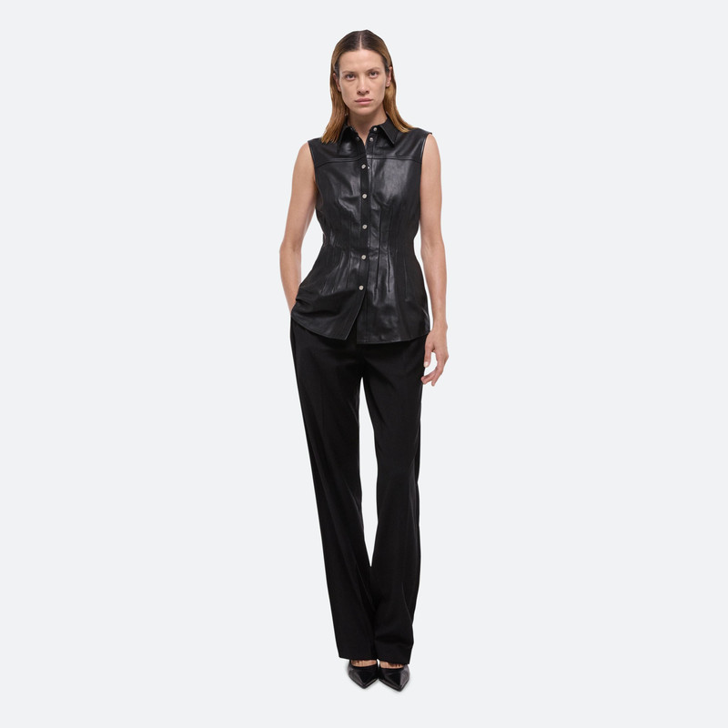 Helmut Lang LEATHER WAISTED DART SHIRT outlook