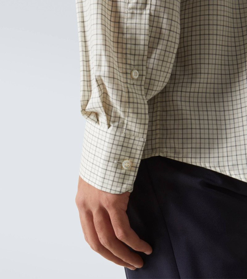 Checked cotton shirt 6