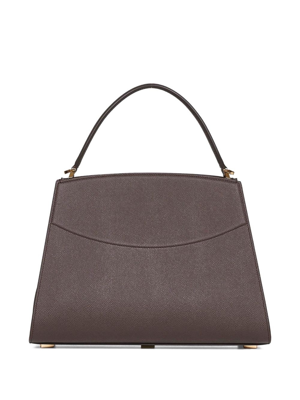 Gancio-clasp hammered calfskin tote bag - 2
