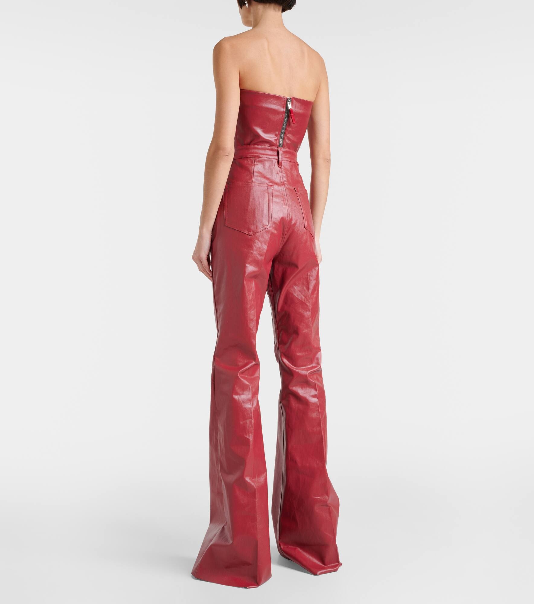 Bolan high-rise coated denim jeans - 3