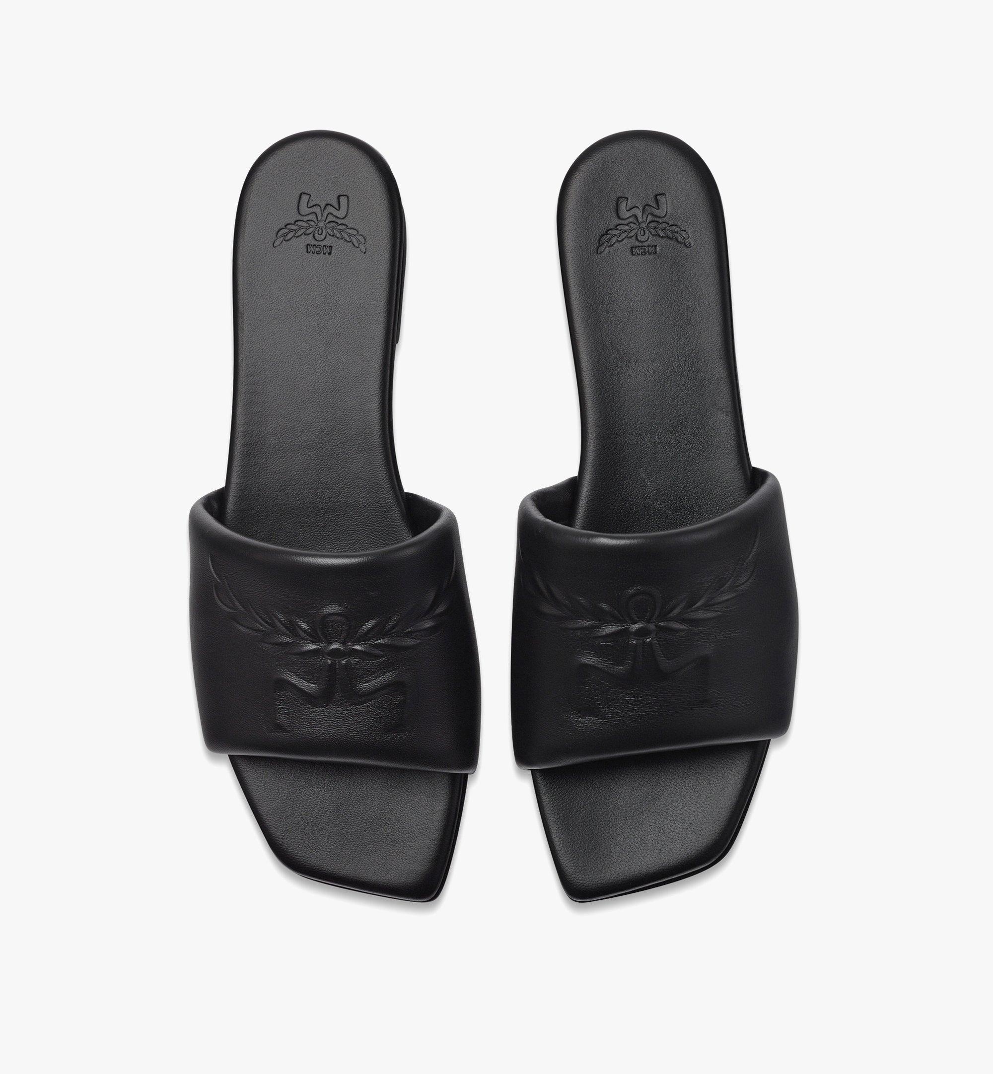 Laurel Flat Sandals in Lamb Leather - 5