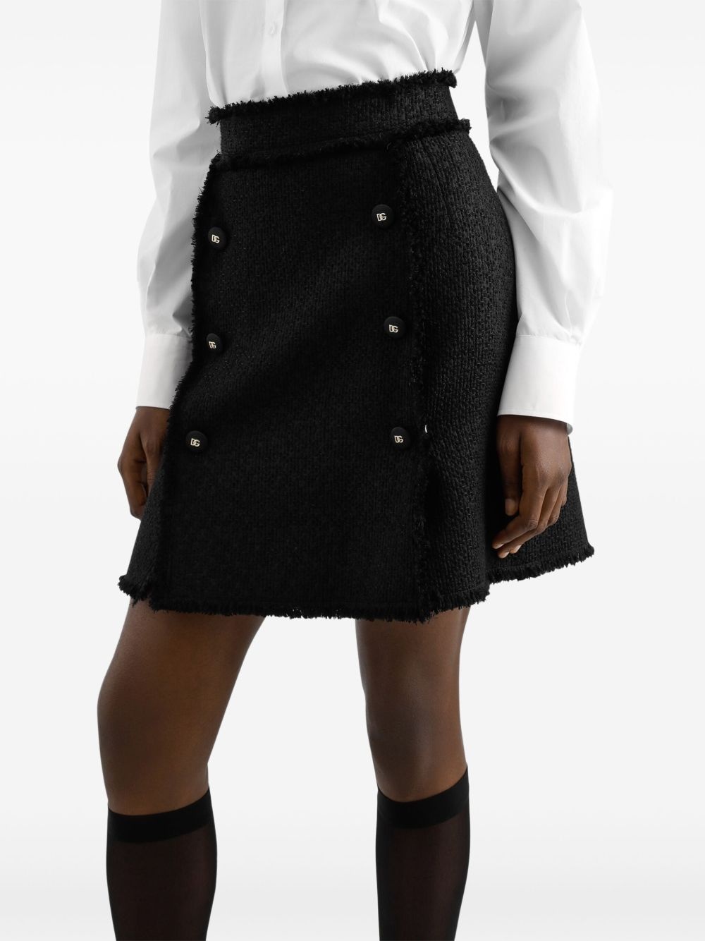 tweed mini skirt - 5