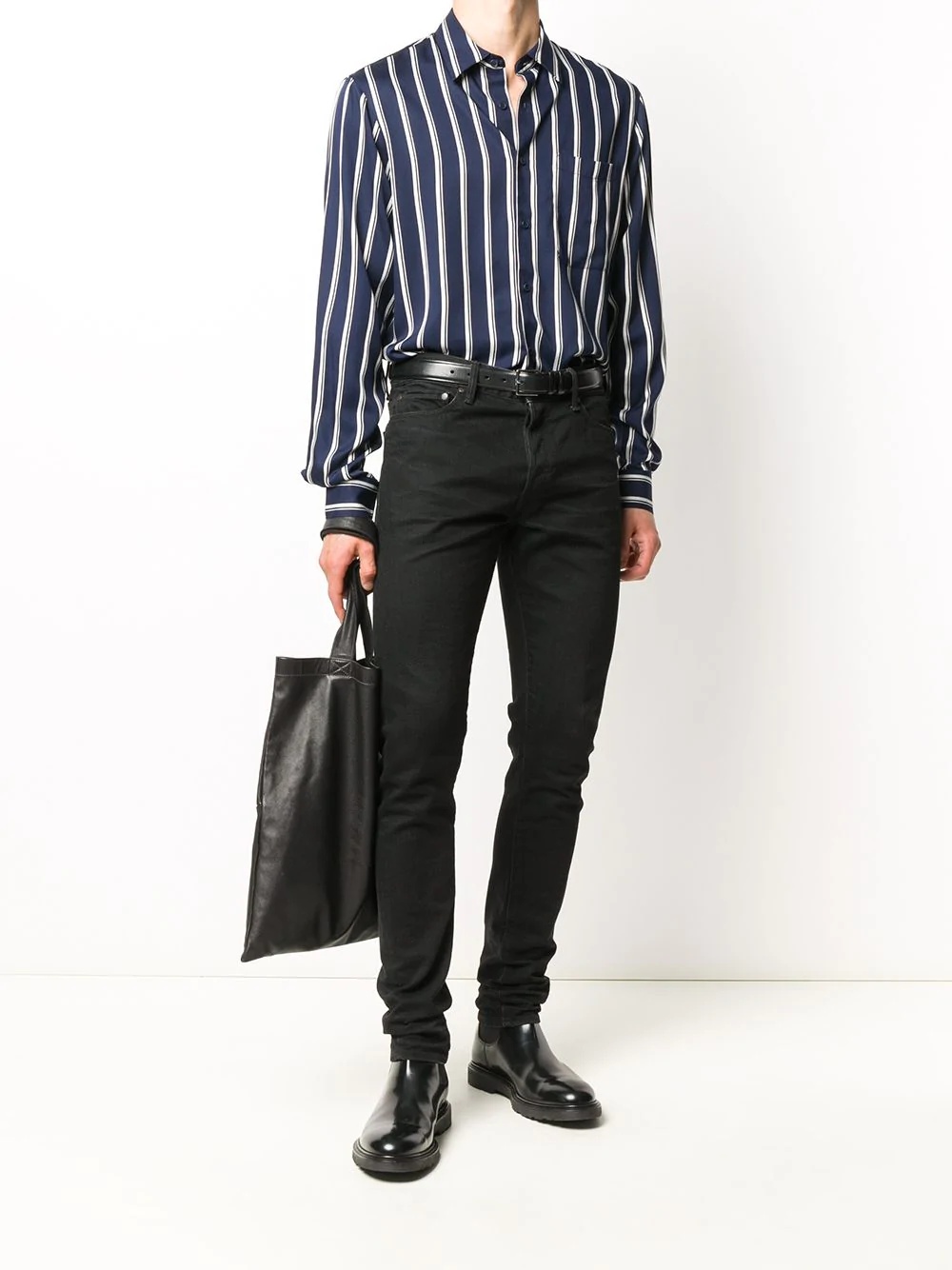 striped tailored shirt - 2