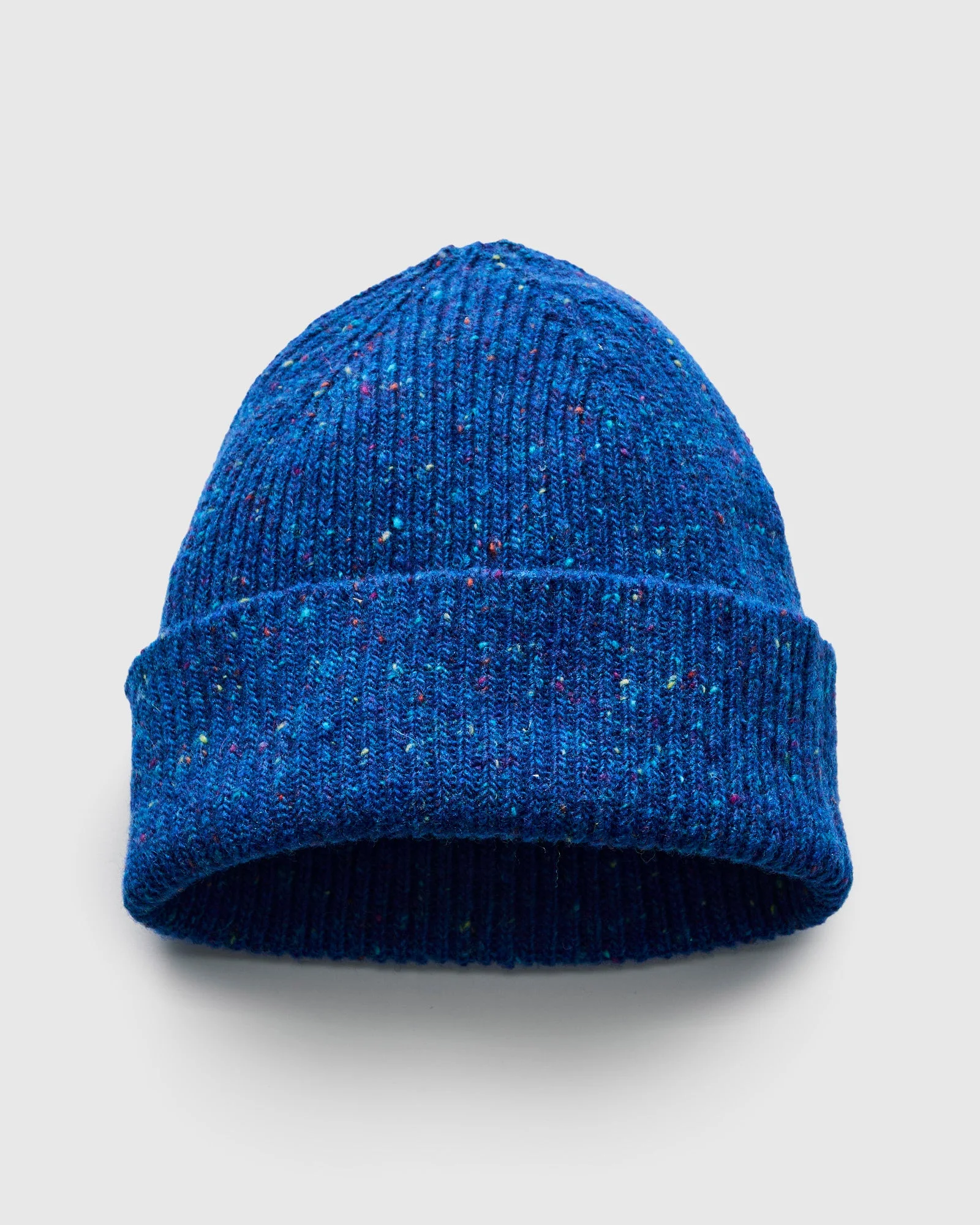 "Out of the Blue" Wool Beanie in Transcendent - 1