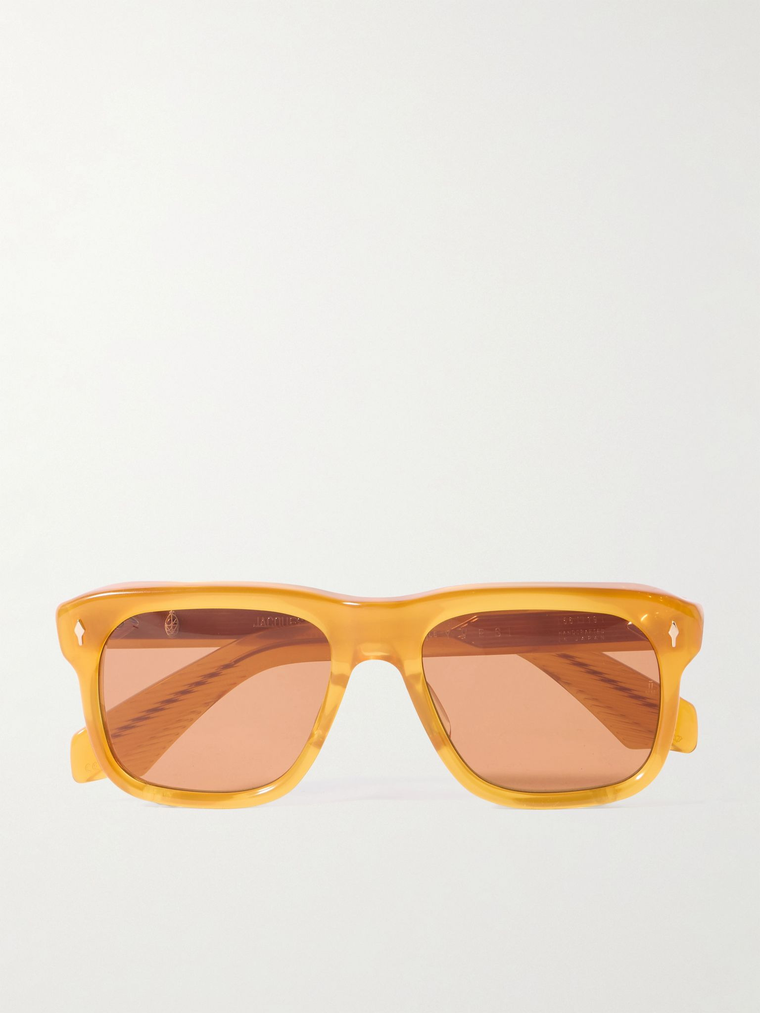 Yves D-Frame Acetate Sunglasses Yellow - 1