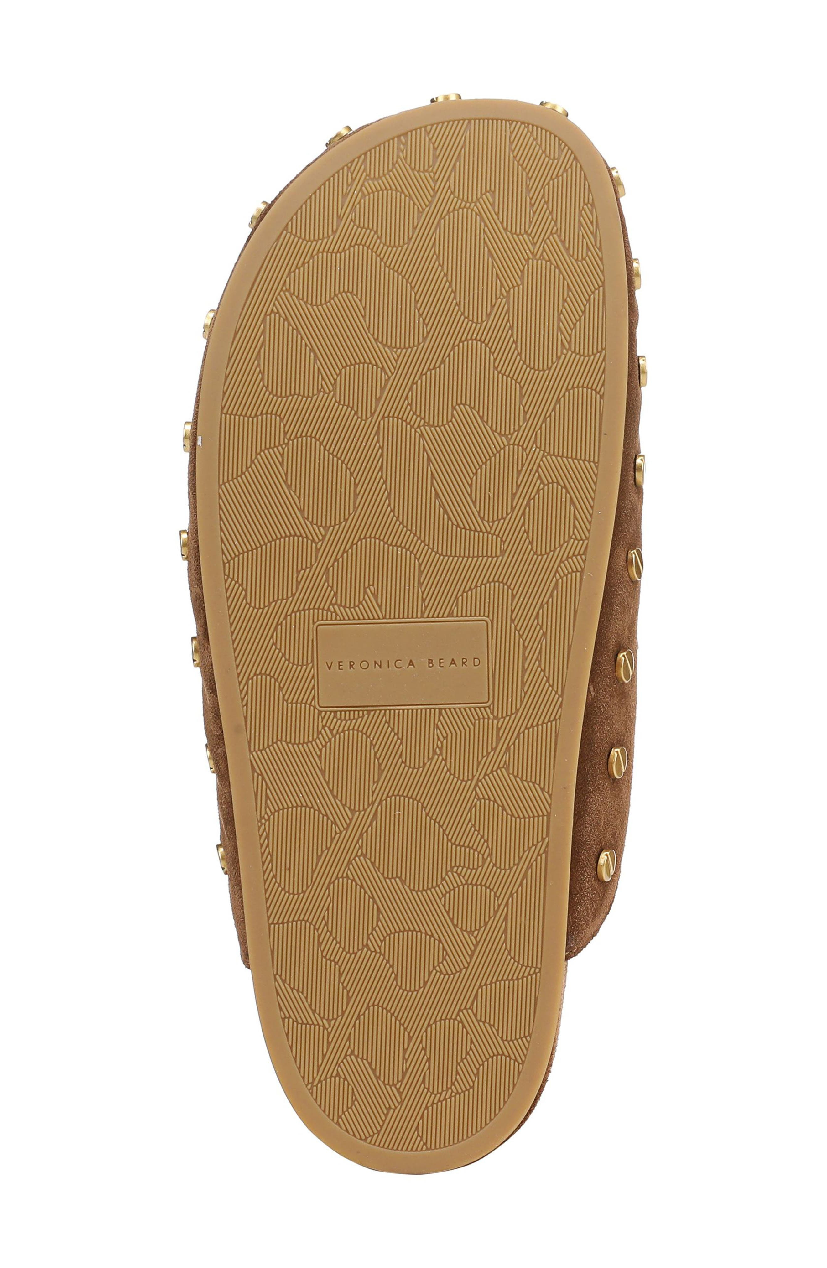 Veronica Beard Fenix Genuine Shearling Mule in Hazelwood Ecru at Nordstrom - 6