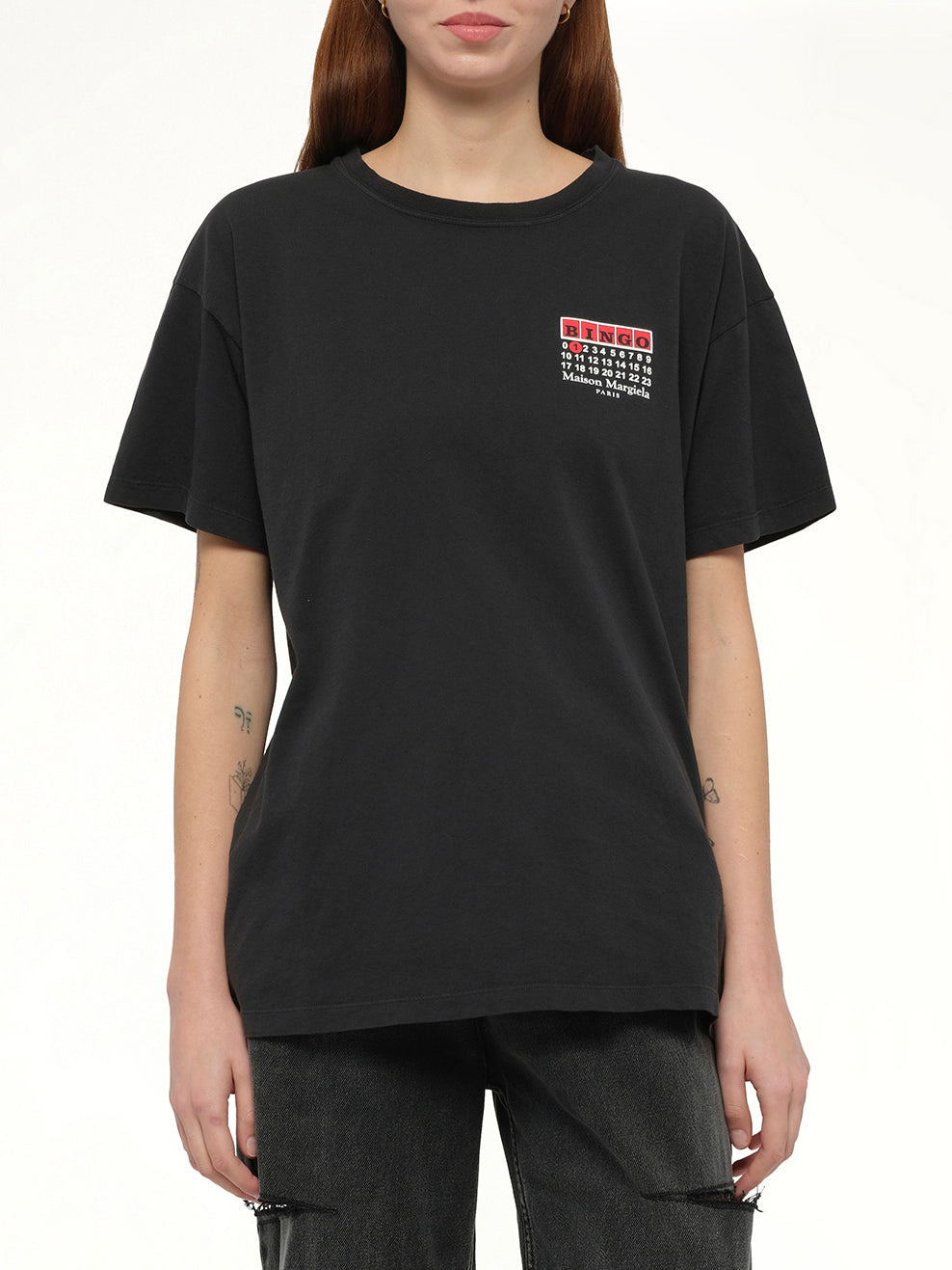 "Bingo" T-Shirt in Carbon - 6