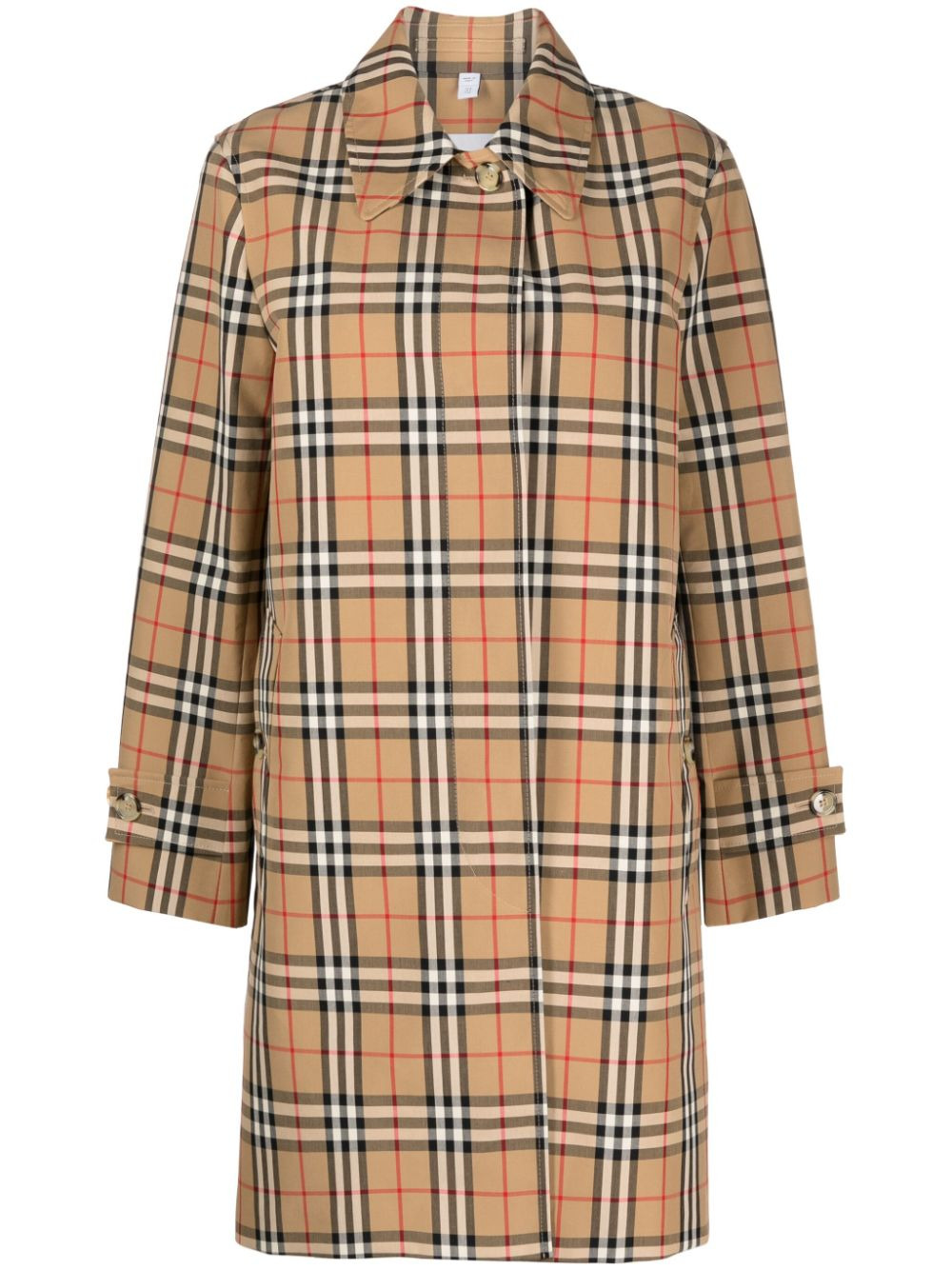 Burberry Checkered Coat - 1