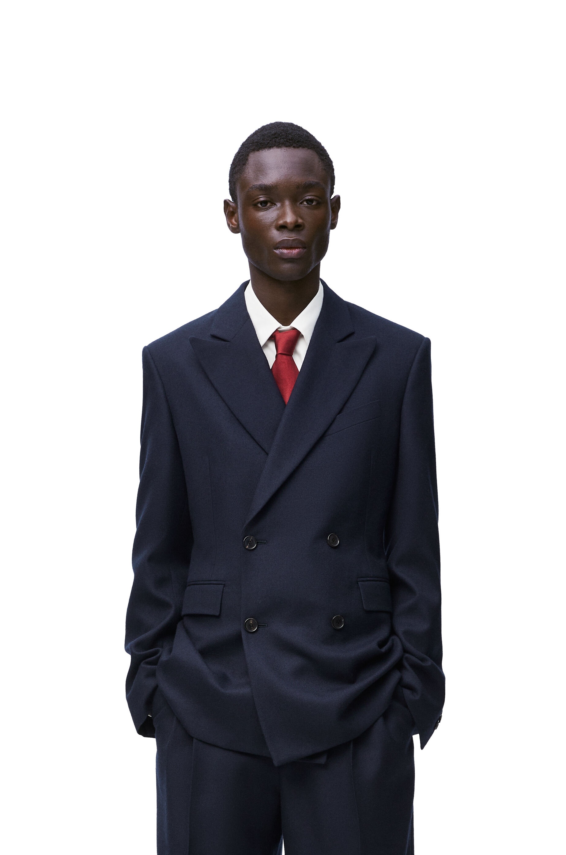Double-breasted jacket in wool - 3