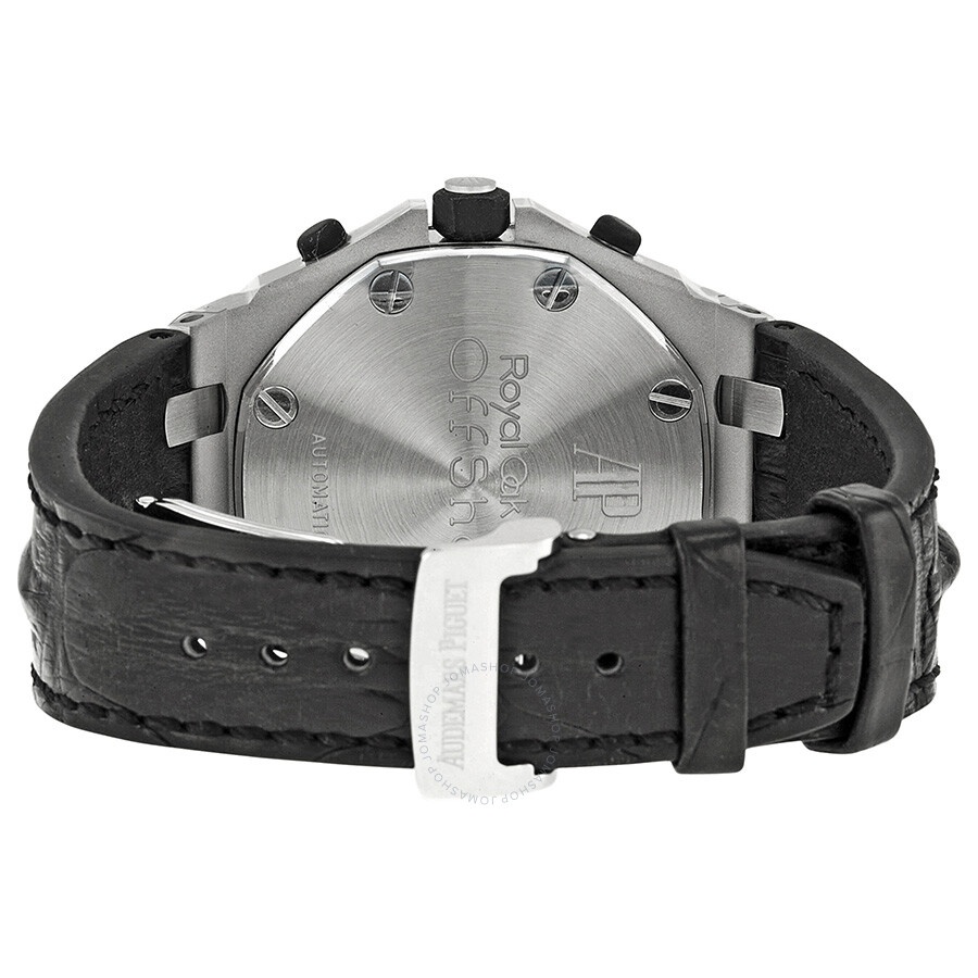 Pre-owned Audemars Piguet Royal Oak Offshore Chronograph Black (Tapestry Waffle design) Dial Men's W - 3