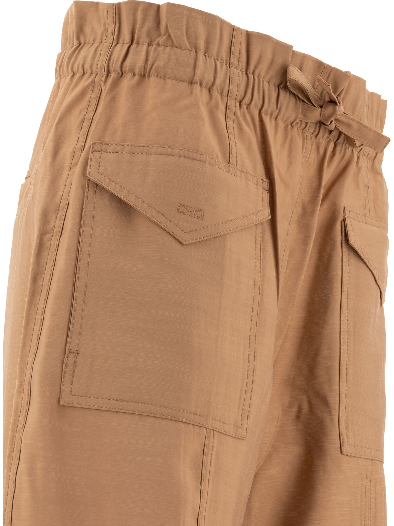 Ganni Women Light Slub High Waist Pocket Pants - 4
