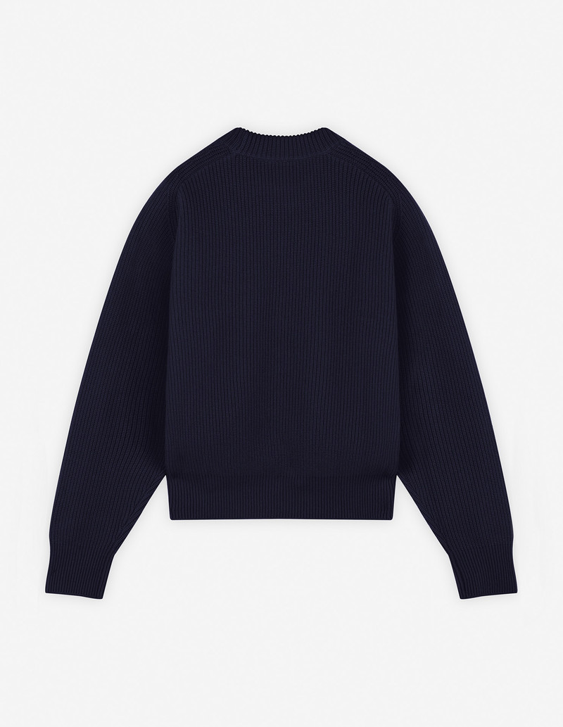 BOLD FOX HEAD PATCH COMFORT RIBBED JUMPER 6