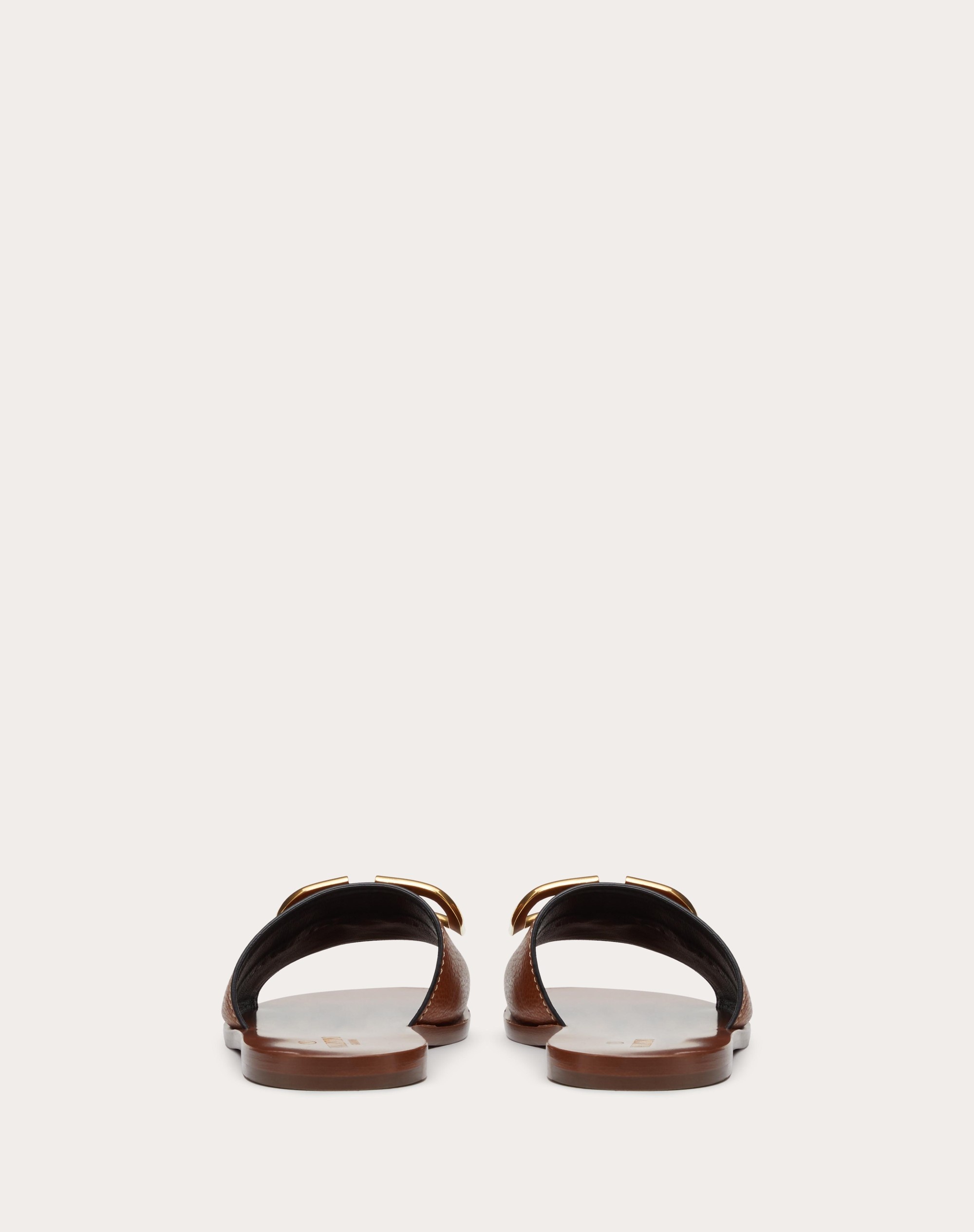 VT 25 Vlogo Slides 2cm Green Cowhide