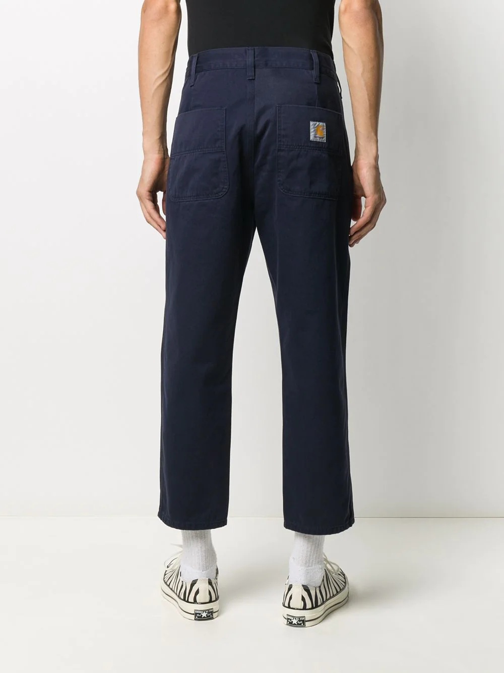 cropped skater trousers - 4