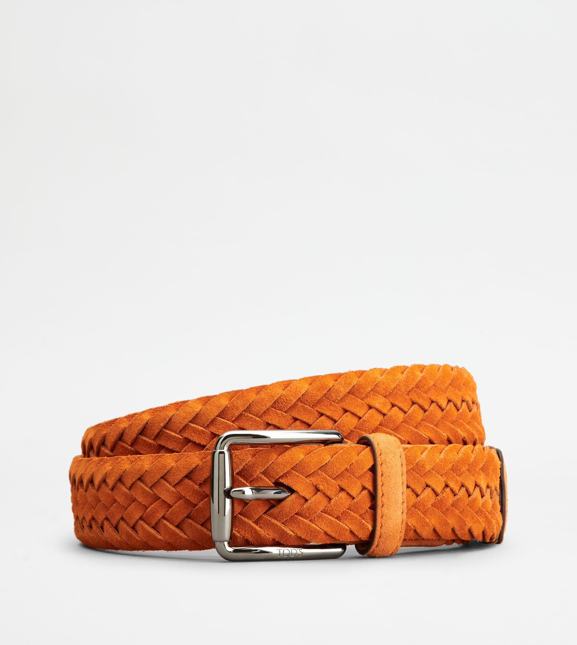 BELT IN SUEDE - ORANGE - 1