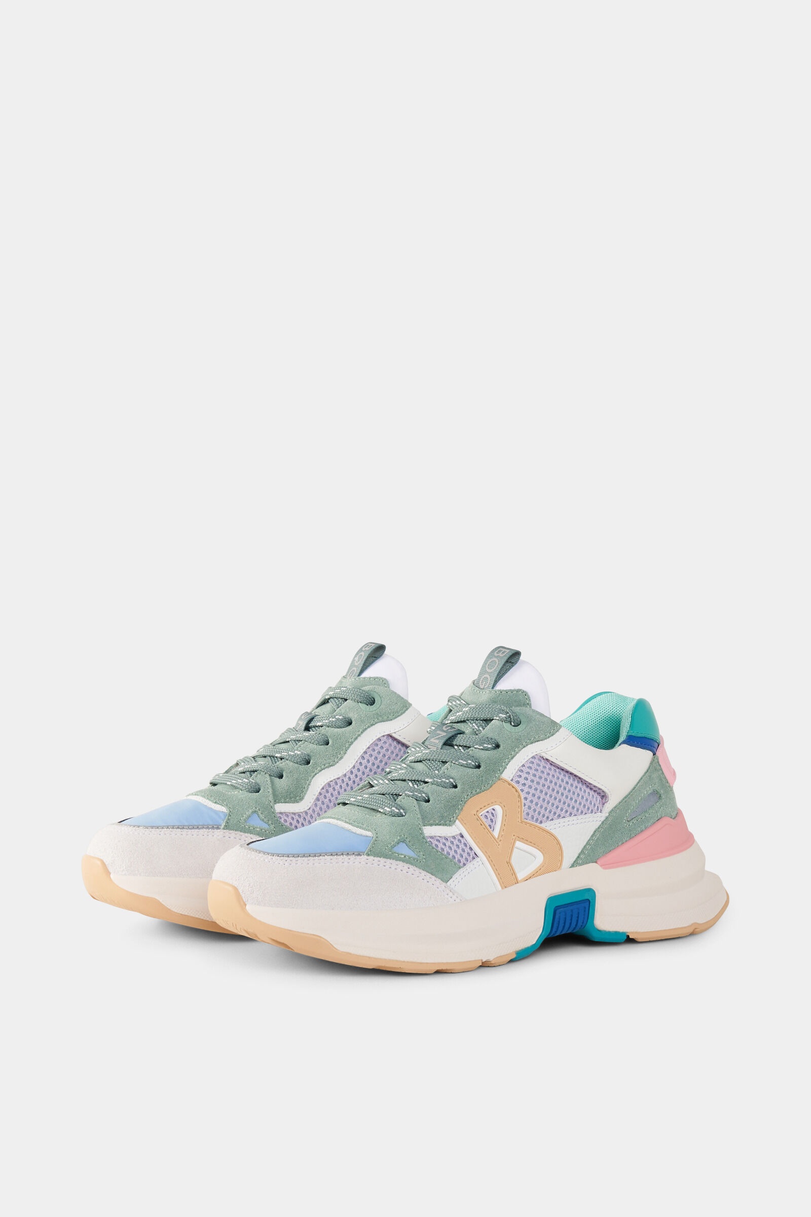 Sneaker CTP25 in Green/beige/pink - 4