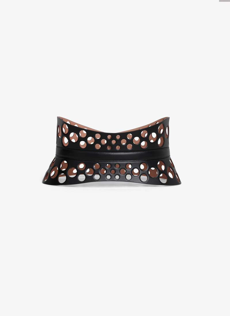 Alaïa NEO BUSTIER BELT IN PERFORATED CALFSKIN outlook