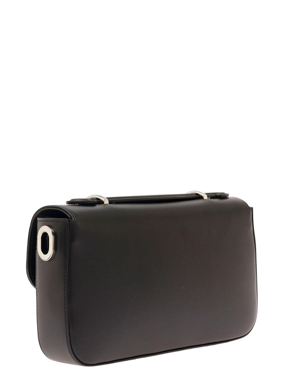 Gucci Women 'Petite Gg' Black Shoulder Bag With Double G Detail In Leather Woman - 2