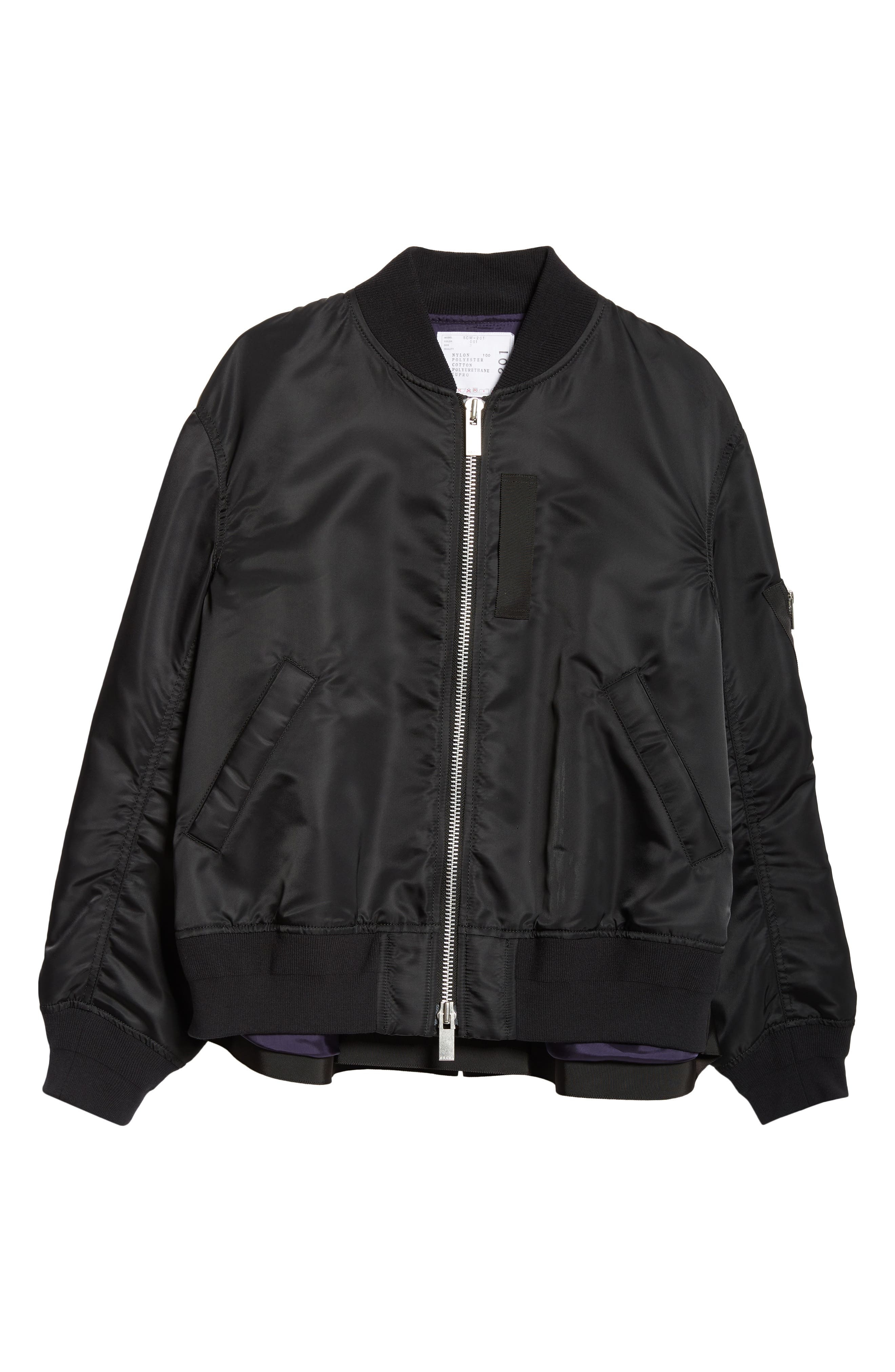 Nylon Twill Bomber Jacket - 7