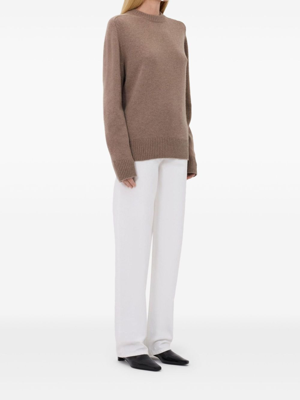 ribbed cashmere sweater - 3