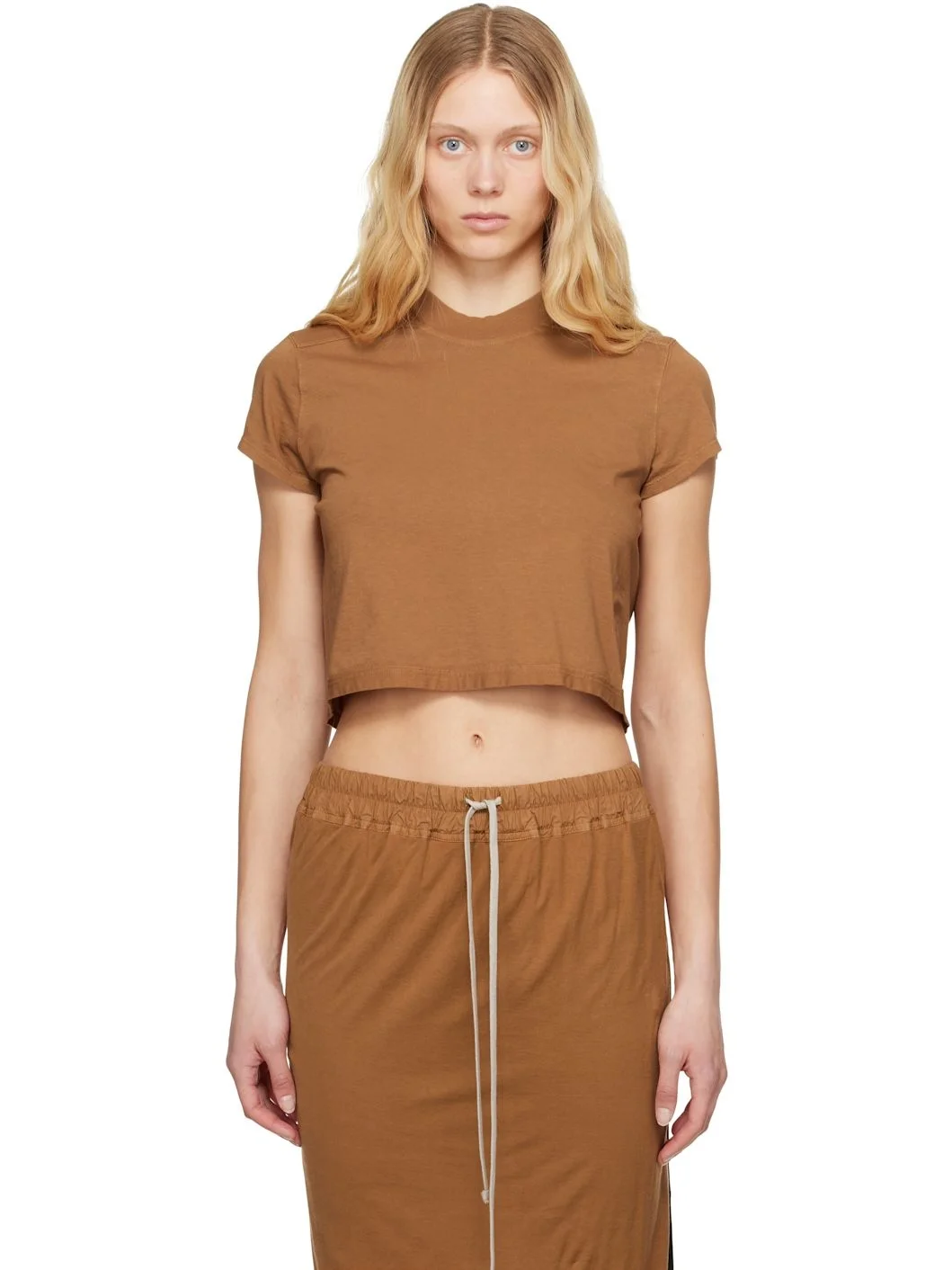 Orange Hollywood Cropped Small Level T-shirt - 1