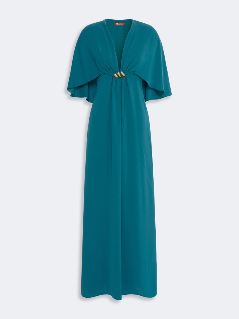 PANNO Cady dress with cape detail - OIL 1