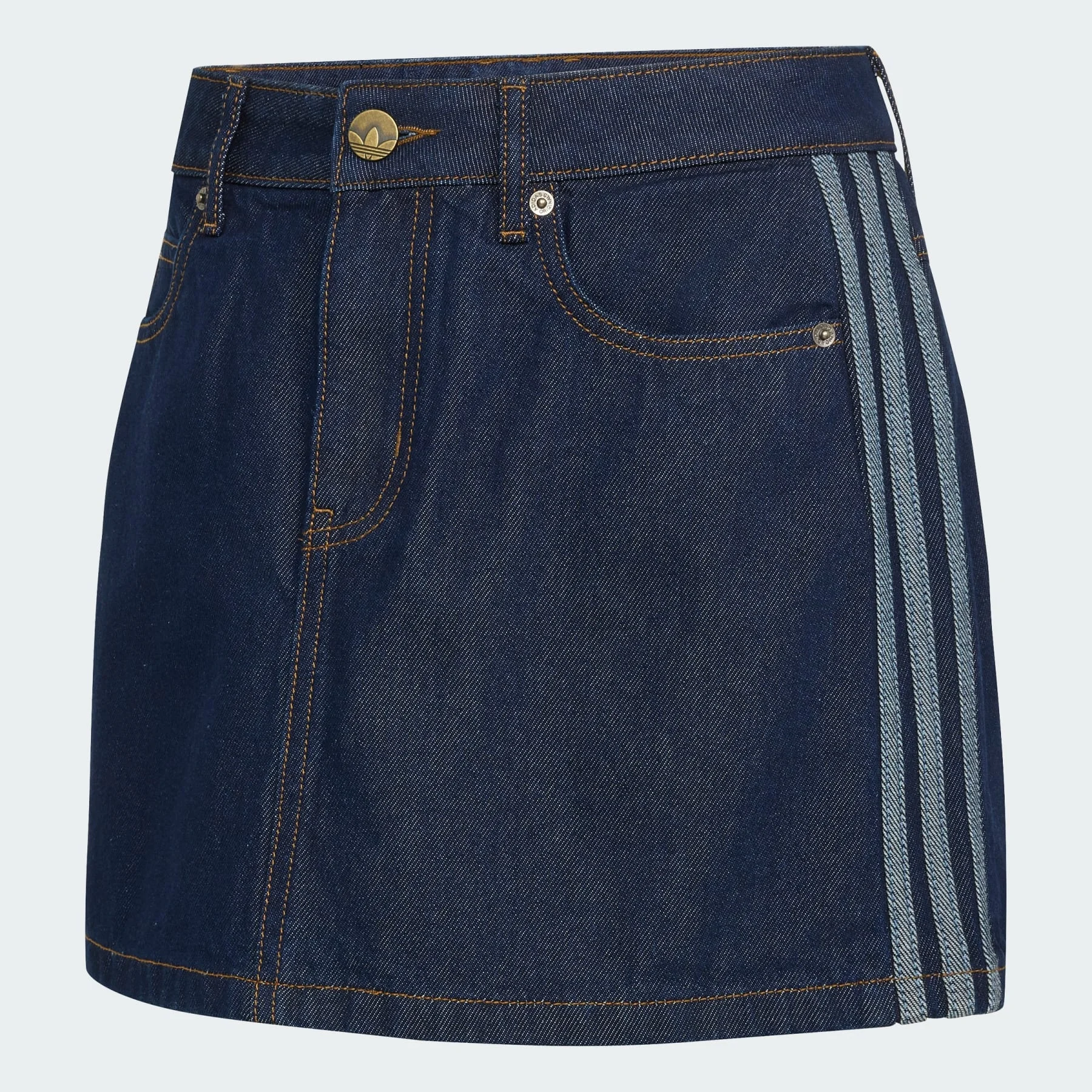 MID RISE DENIM SKIRT - 1